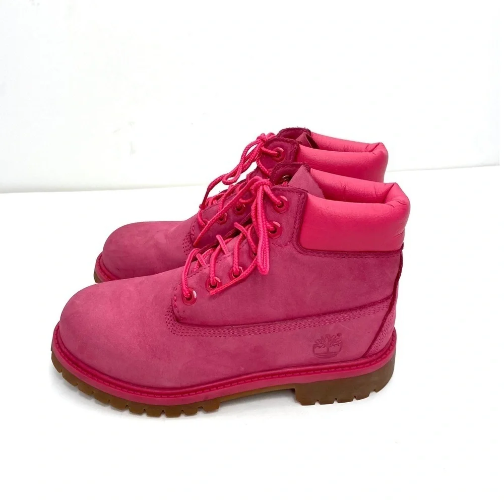 TIMBERLAND 6 inch Premium Waterproof Primalor 200-Gram Lace Up Boot in Pink
